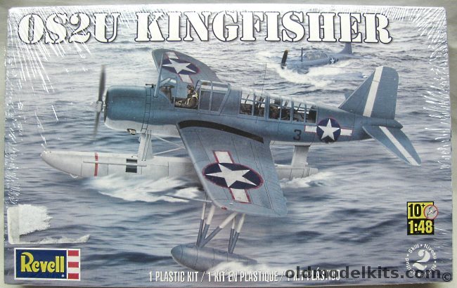 Revell 1/48 OS2U Kingfisher - Blue or Pre-War Yellow Wing Markings (ex-Monogram), 85-5260 plastic model kit